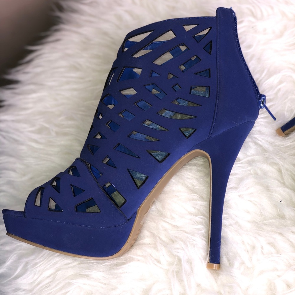 Royal blue heels size 8.5